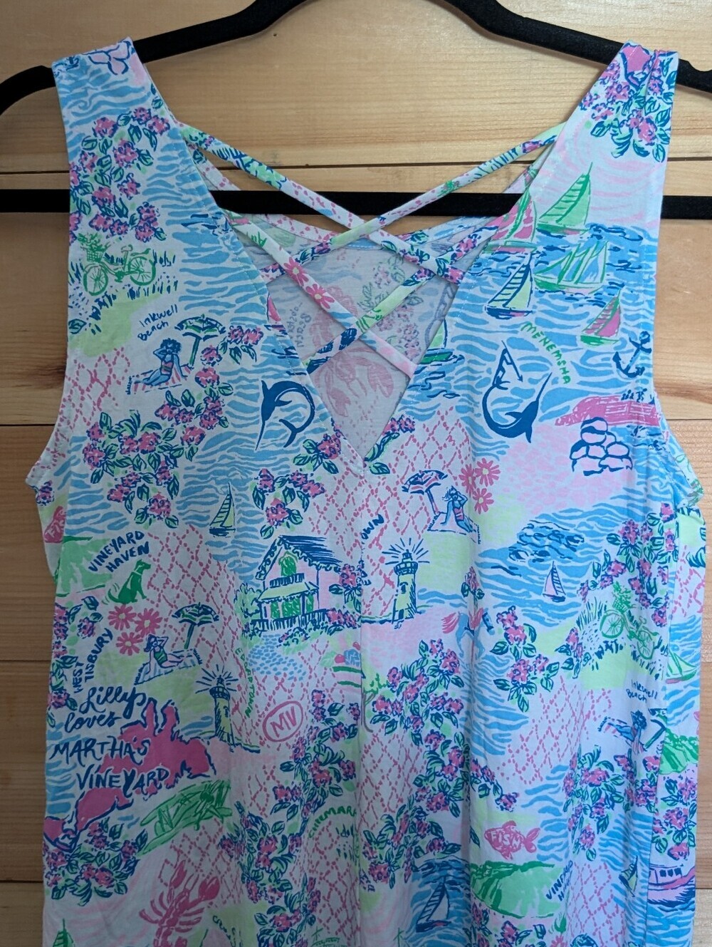 Lilly Pulitzer Pastel Floral *Marthas Vineyard Print Dress *S *nwot - Picture 2 of 3